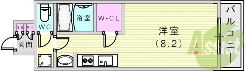使いやすい間取です。