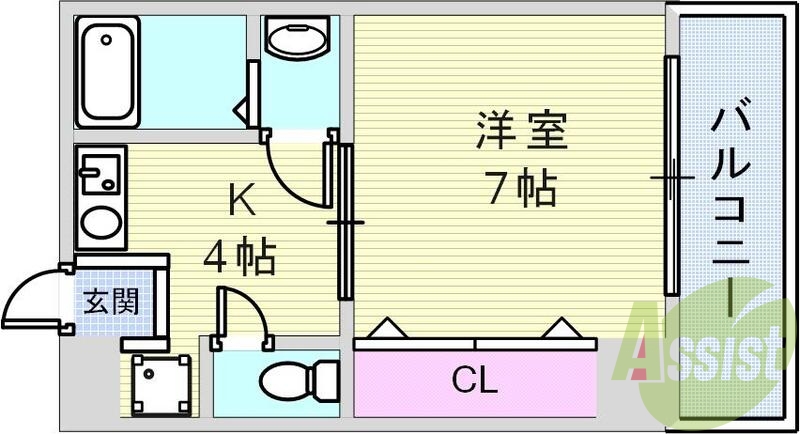 ピッカピカのフローリングです。