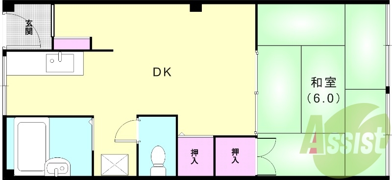2階の間取り図