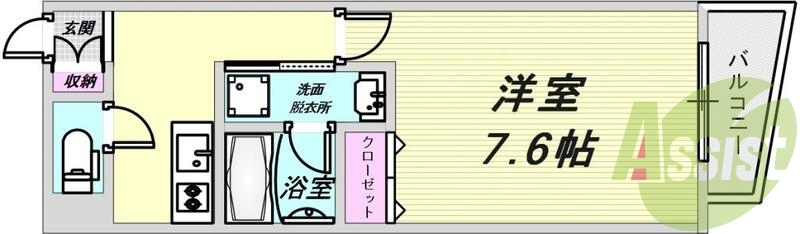 単身向けのマンションです