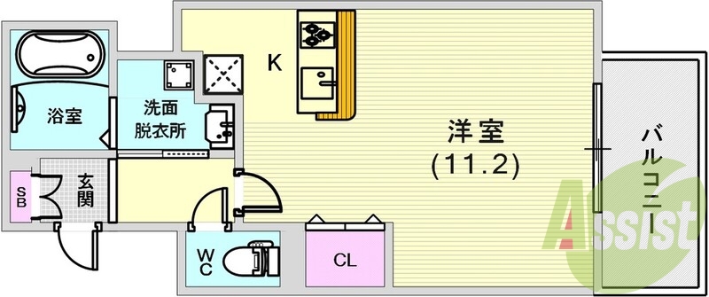 使いやすい間取です。