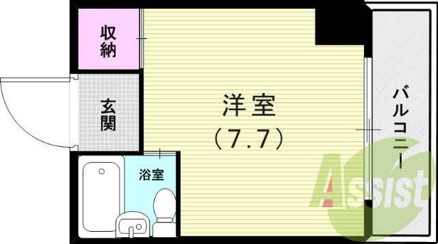5階の間取り図