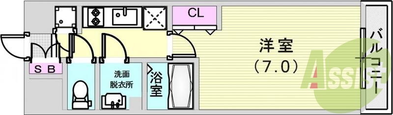 使いやすい間取りです。