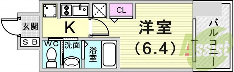 3階の間取り図