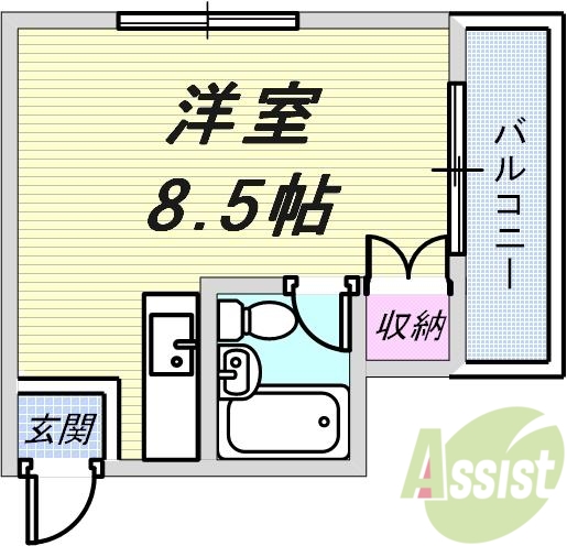 使い勝手の良い間取りです