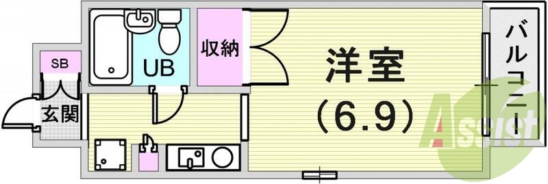 ゆったりとした間取りです