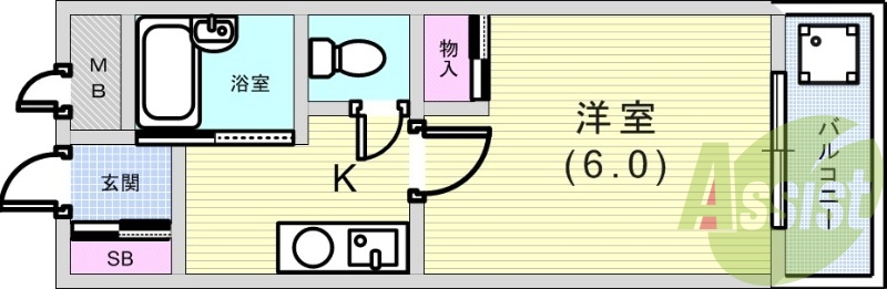 5階の間取り図