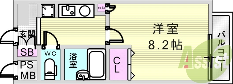 3階の間取り図