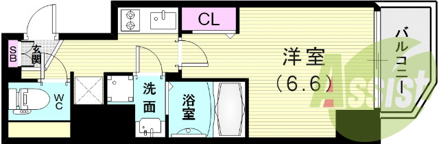 12階の間取り図