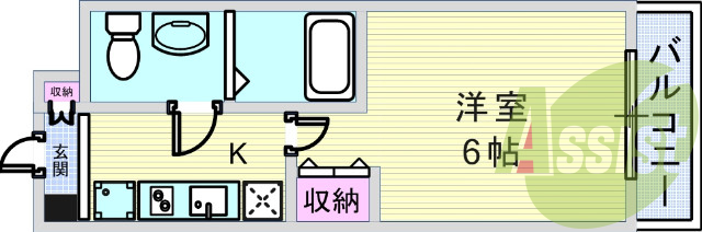 9階の間取り図