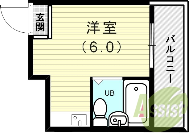 5階の間取り図