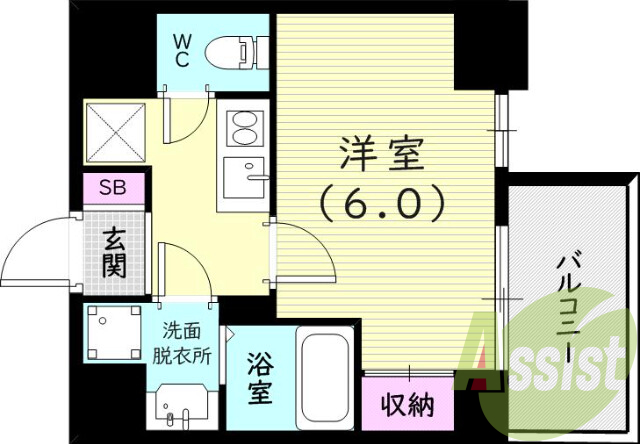 7階の間取り図