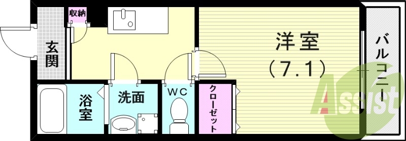 3階の間取り図