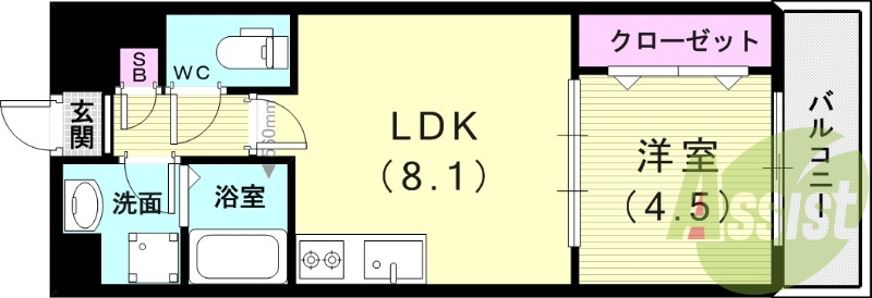 3階の間取り図
