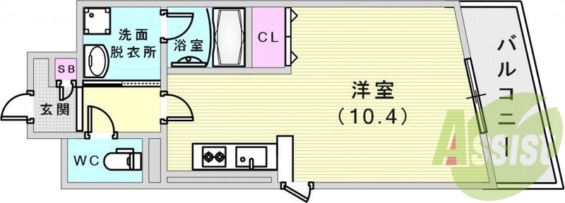 使いやすい間取です。