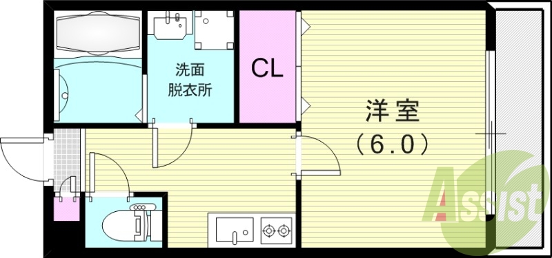 2階の間取り図