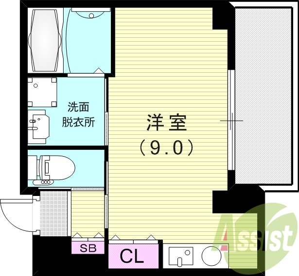 10階の間取り図