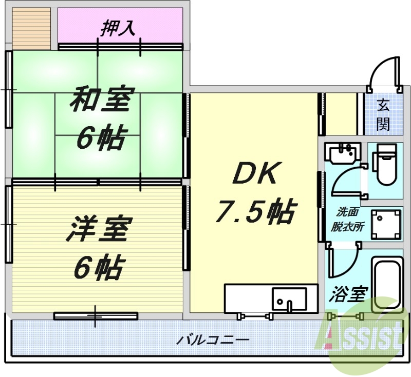 使いやすい間取りですよ。