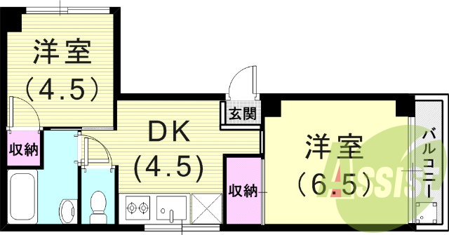 3階の間取り図