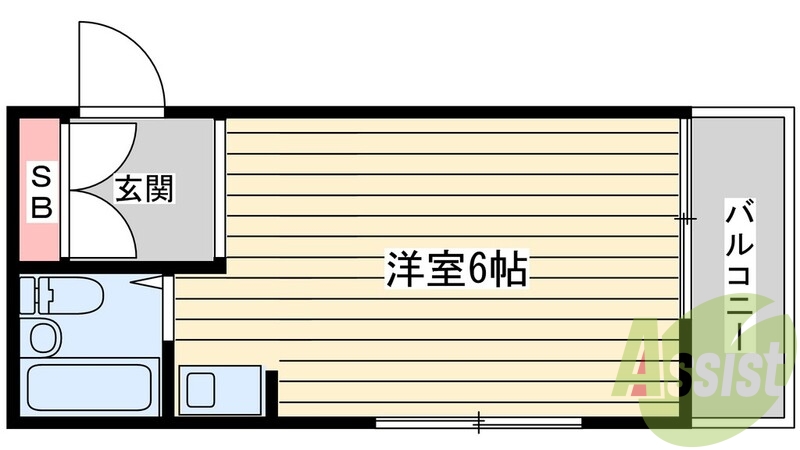 2階の間取り図