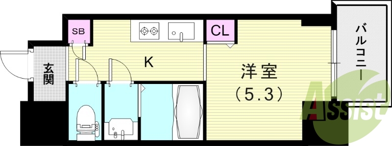 11階の間取り図