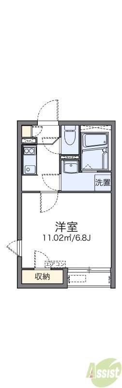 代表的な間取のため実際の間取とは異なる場合があります