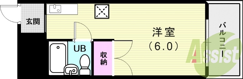 5階の間取り図