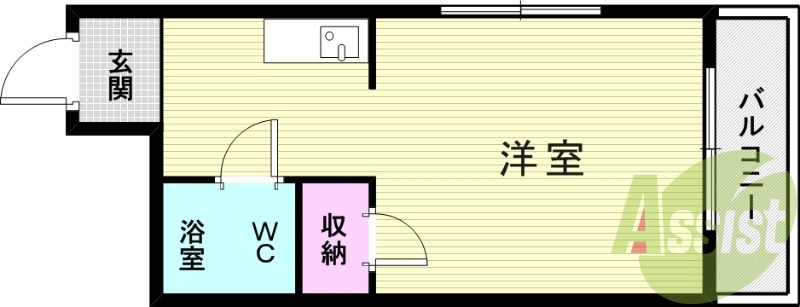 3階の間取り図