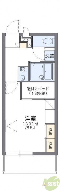 代表的な間取のため実際の間取とは異なる場合があります