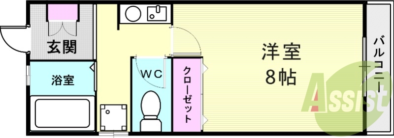 2階の間取り図