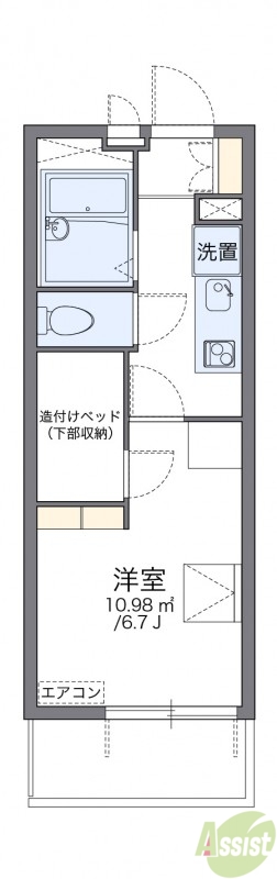 1階の間取り図