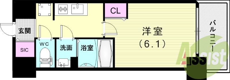 3階の間取り図
