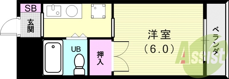 3階の間取り図