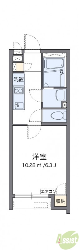 代表的な間取のため実際の間取とは異なる場合があります