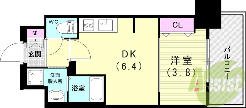 9階の間取り図