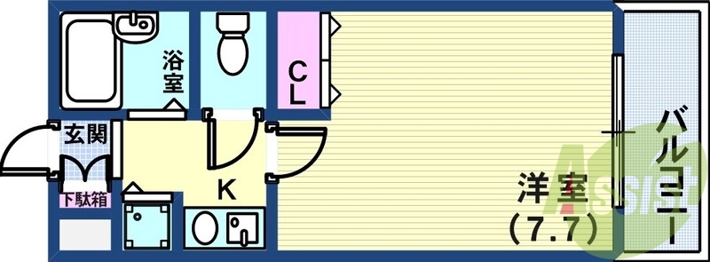 5階の間取り図
