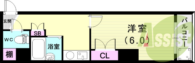2階の間取り図