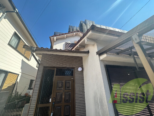 山田町小部南山貸家の外観
