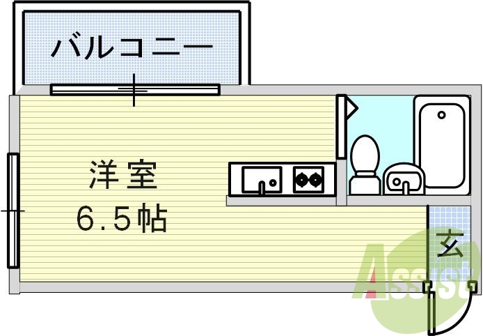 1階の間取り図
