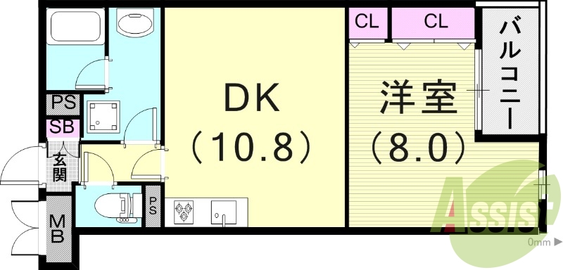 1階の間取り図