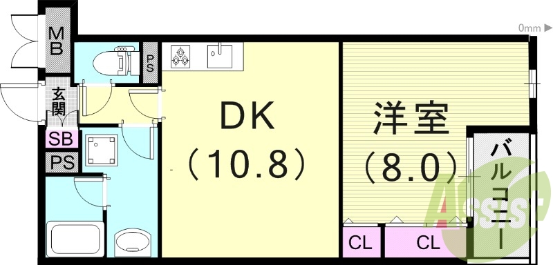 3階の間取り図