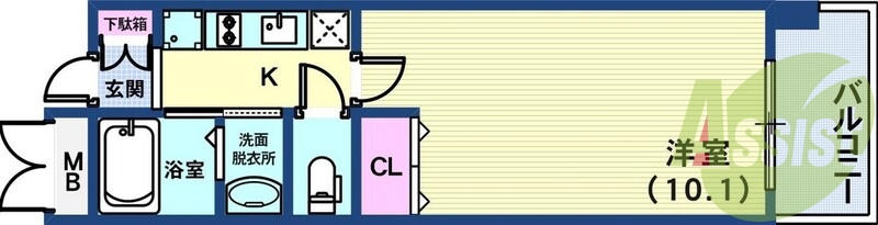 6階の間取り図