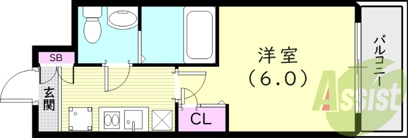 7階の間取り図