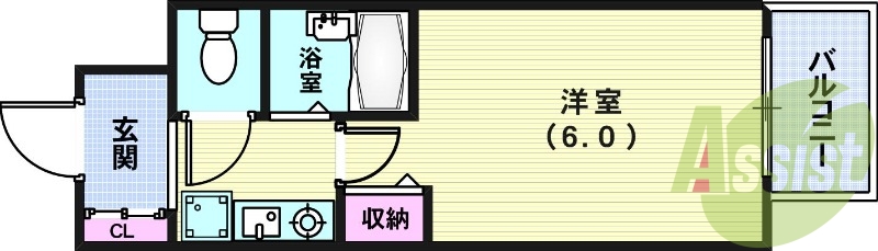 3階の間取り図