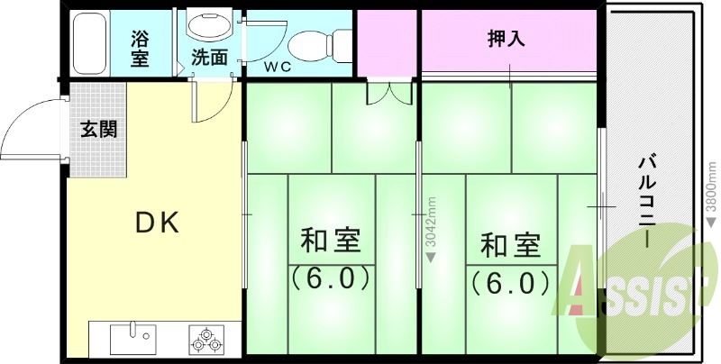 3階の間取り図