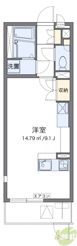 代表的な間取のため実際の間取とは異なる場合があります