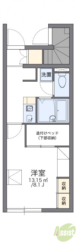 代表的な間取のため実際の間取とは異なる場合があります