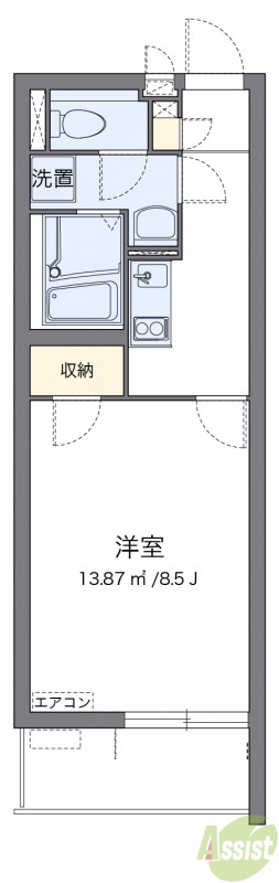 代表的な間取のため実際の間取とは異なる場合があります