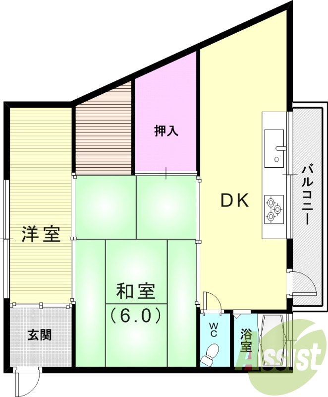 シンプルな住み心地を実感できる素敵な間取りになってます。