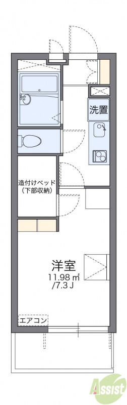 代表的な間取のため実際の間取とは異なる場合があります